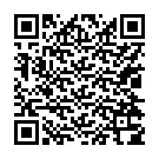 QR kód a telefonszámhoz +17024304995