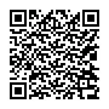 Código QR para número de teléfono +17024336311