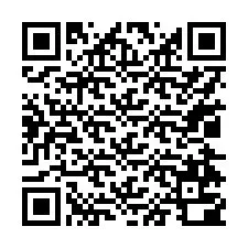 Kod QR dla numeru telefonu +17024700585