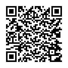 Código QR para número de teléfono +17024702682