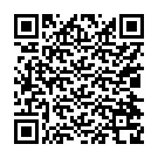 Kode QR untuk nomor Telepon +17024728684