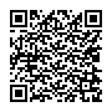 Código QR para número de telefone +17024729016