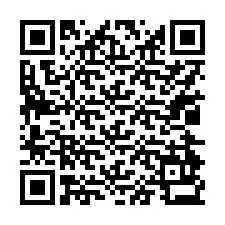 QR код за телефонен номер +17024933485