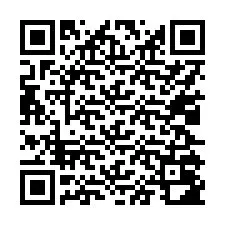 Código QR para número de teléfono +17025082873