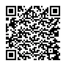 QR-koodi puhelinnumerolle +17025087186