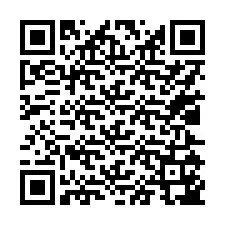 QR код за телефонен номер +17025147059