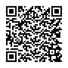 電話番号のQRコード +17025147092