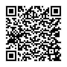 QR kód a telefonszámhoz +17025147168