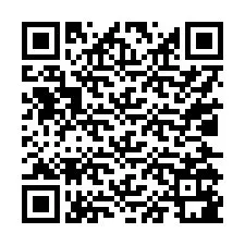 QR kód a telefonszámhoz +17025181988