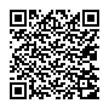 Código QR para número de teléfono +17025202307