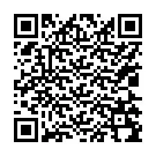 QR-koodi puhelinnumerolle +17025294501