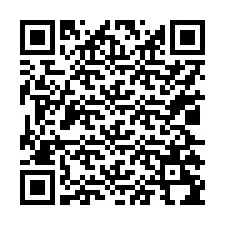 QR код за телефонен номер +17025294561