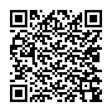 QR-koodi puhelinnumerolle +17025344196