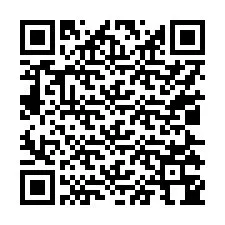 Kode QR untuk nomor Telepon +17025344314