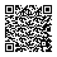 QR-koodi puhelinnumerolle +17025456635