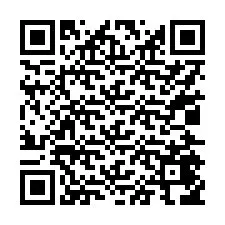 QR код за телефонен номер +17025456980