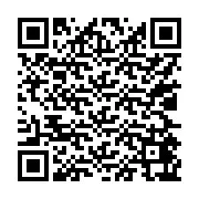 QR код за телефонен номер +17025467228