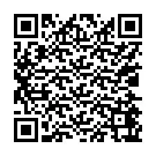 QR-код для номера телефона +17025467288