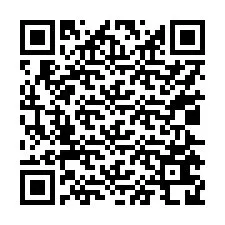 Código QR para número de teléfono +17025628350