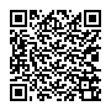 QR код за телефонен номер +17025760430