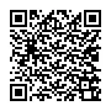 QR kód a telefonszámhoz +17025760436