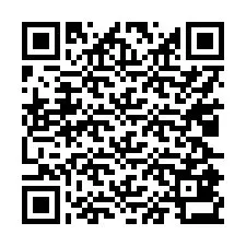 QR Code สำหรับหมายเลขโทรศัพท์ +17025833172