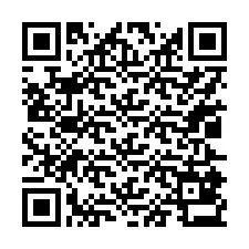 QR-код для номера телефона +17025833455