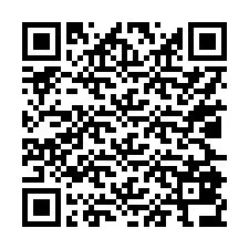 QR-code voor telefoonnummer +17025836928