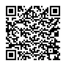 Código QR para número de teléfono +17026024640