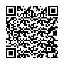 Código QR para número de teléfono +17026024661