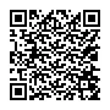 Código QR para número de telefone +17026055749