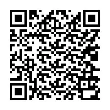 Código QR para número de teléfono +17026130872