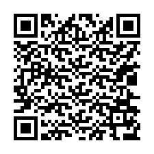 Kode QR untuk nomor Telepon +17026176355