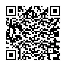 電話番号のQRコード +17026236386