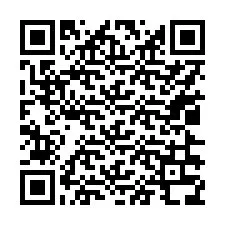 電話番号のQRコード +17026338015
