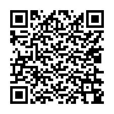 Codice QR per il numero di telefono +17026344446