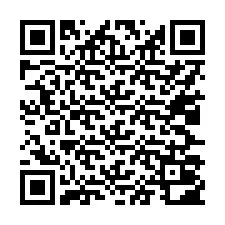 Código QR para número de teléfono +17027002233