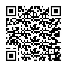 QR код за телефонен номер +17027147038