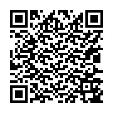 電話番号のQRコード +17027147345