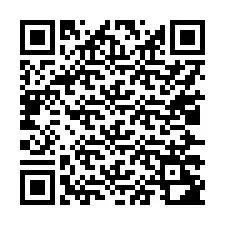 QR-код для номера телефона +17027282686