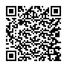 QR-koodi puhelinnumerolle +17027285174