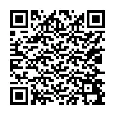 QR-koodi puhelinnumerolle +17027495699