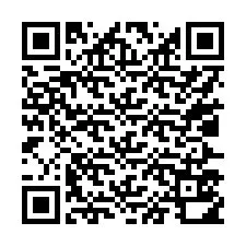 QR-Code für Telefonnummer +17027510248