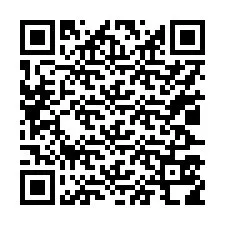 QR-koodi puhelinnumerolle +17027518071