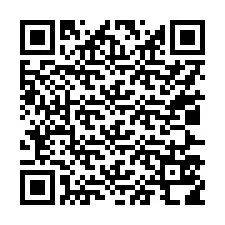 QR-koodi puhelinnumerolle +17027518204