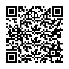 QR kód a telefonszámhoz +17028026143