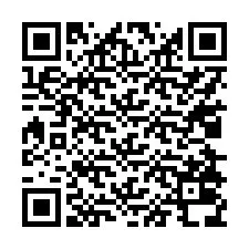 QR-code voor telefoonnummer +17028038982