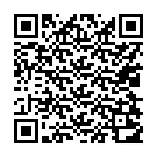 QR-code voor telefoonnummer +17028212087