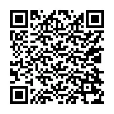 Código QR para número de teléfono +17028274288