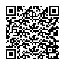 QR-koodi puhelinnumerolle +17029831330